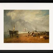 Der Fischmarkt am Hastings Strand - 1825