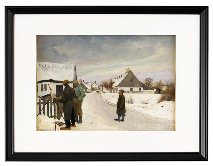 Der Maler im Dorf - 1897