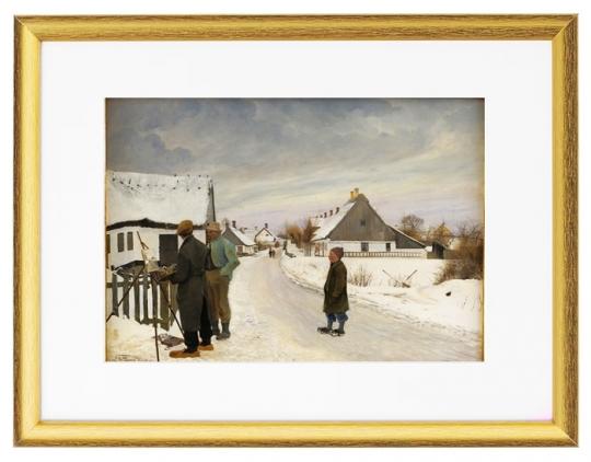 Der Maler im Dorf - 1897