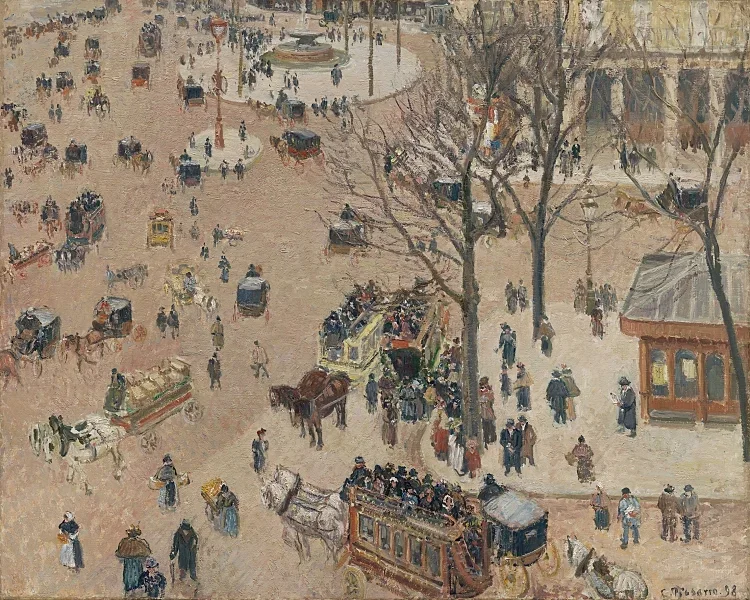 Der Französische Theaterplatz – 1898