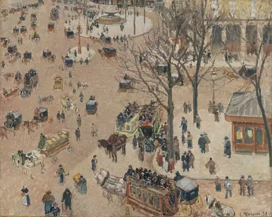 Der Französische Theaterplatz – 1898
