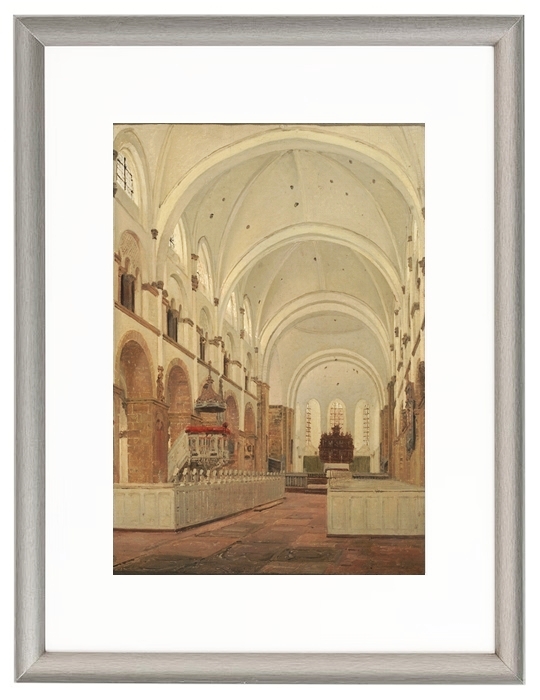 Das Innere der Kathedrale von Ribe – 1836