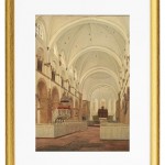 Das Innere der Kathedrale von Ribe – 1836