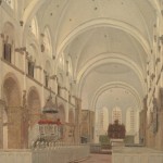 Das Innere der Kathedrale von Ribe – 1836