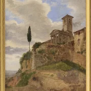 Der Herkules-Tempel in Cori – 1838