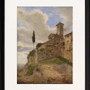 Der Herkules-Tempel in Cori – 1838