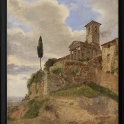 Der Herkules-Tempel in Cori – 1838