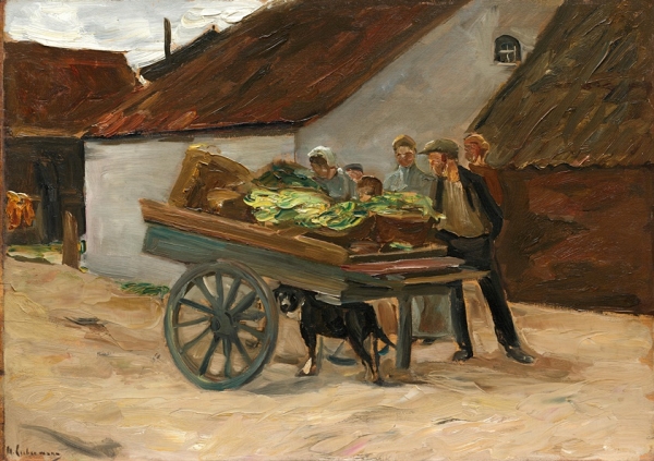 Gemüsekarre, Hundekarren – 1906