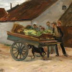 Gemüsekarre, Hundekarren – 1906