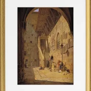 Der Innenhof des Palazzo del Bargello. Florenz - 1842