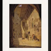 Der Innenhof des Palazzo del Bargello. Florenz - 1842