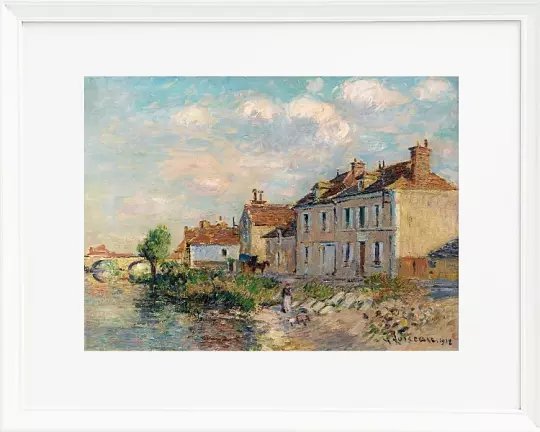 Der Kai Saint-Martin, Auxerre – 1912