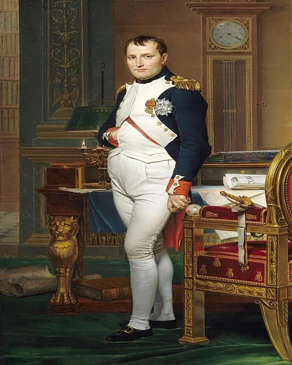 Der Kaiser Napoleon in seinem Arbeitszimmer in den Tuilerien – 1812