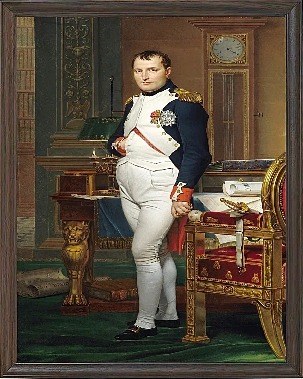 Der Kaiser Napoleon in seinem Arbeitszimmer in den Tuilerien – 1812