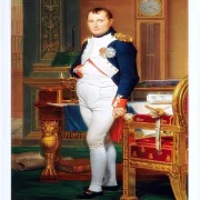 Der Kaiser Napoleon in seinem Arbeitszimmer in den Tuilerien – 1812