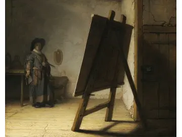 Der Künstler in seinem Atelier – 1628