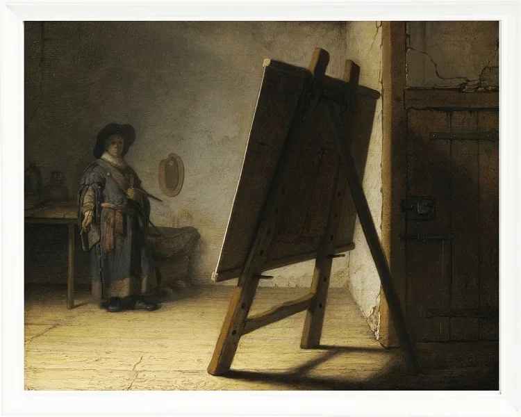 Der Künstler in seinem Atelier – 1628