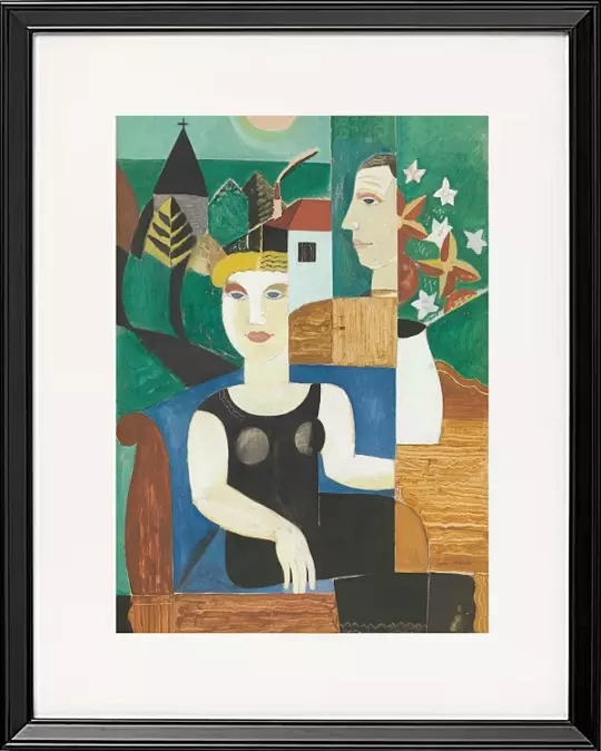 Der Künstler und seine Frau im Mondschein – 1927