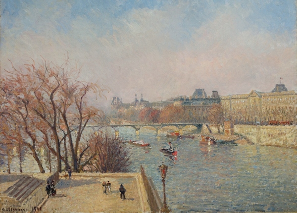 Der Louvre, Morgen, Sonnenlicht – 1901