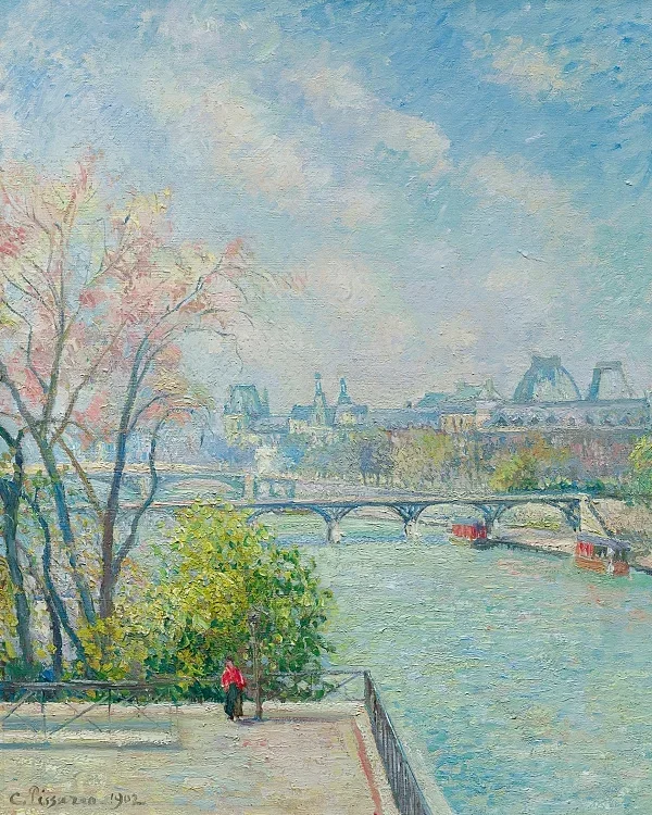Der Louvre, Morgen, Frühling – 1902