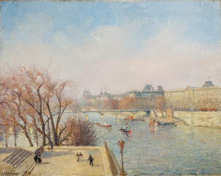 Der Louvre, Morgen, Sonnenlicht – 1901