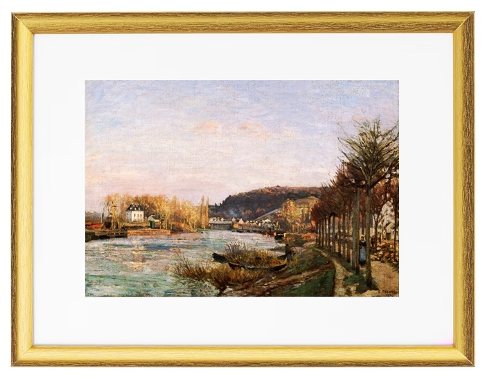 Die Seine bei Bougival – 1870