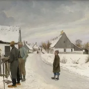 Der Maler im Dorf - 1897