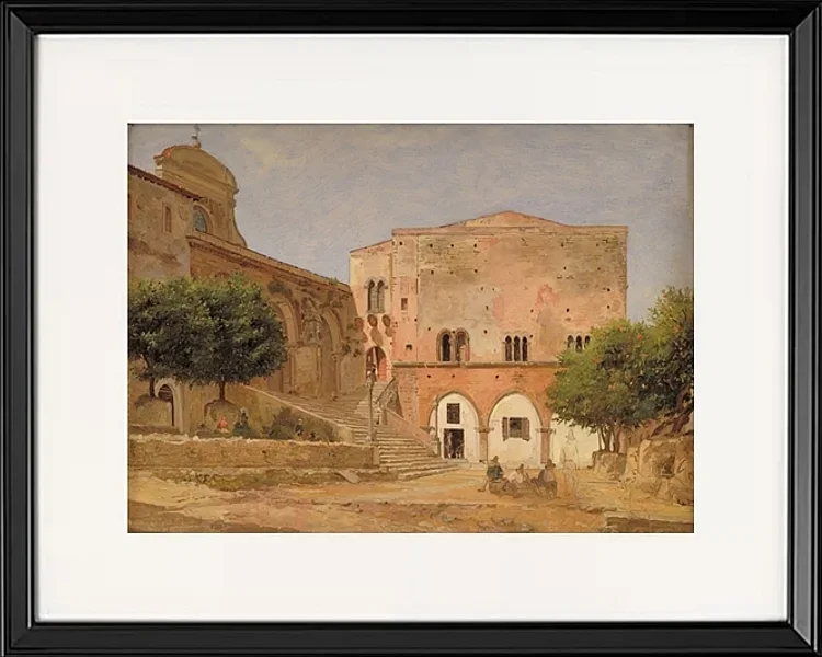 Markedspladsen i Priverno - 1838