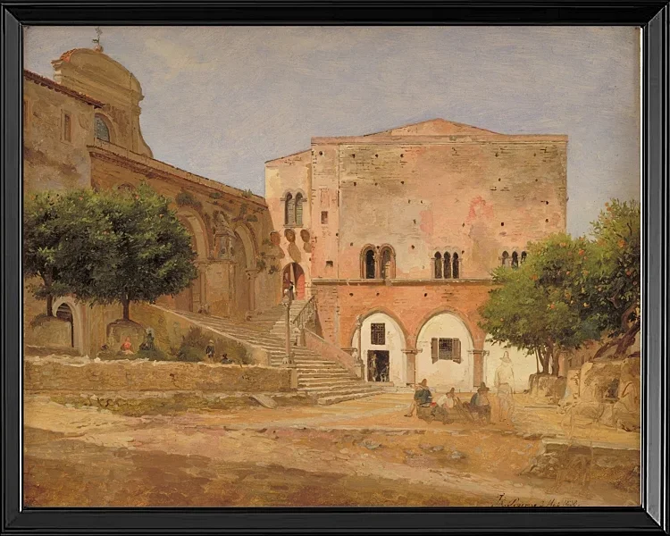 Markedspladsen i Priverno - 1838