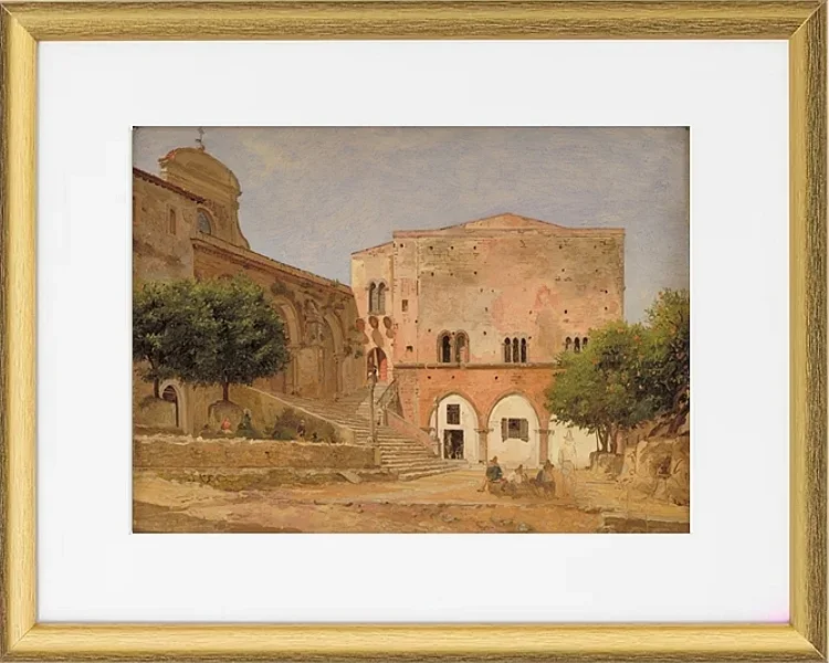 Markedspladsen i Priverno - 1838