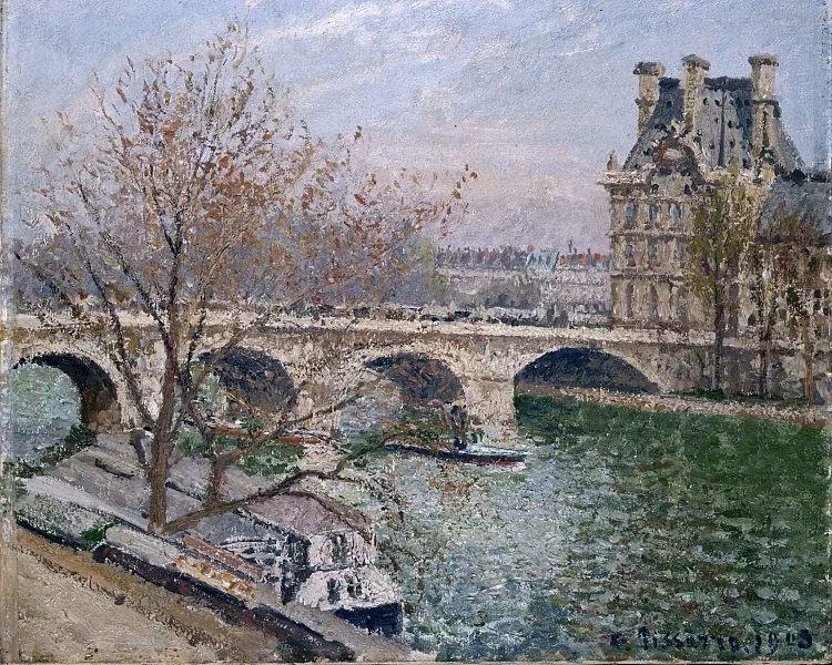 Der Pont Royal und der Pavillon de Flore – 1903
