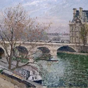 Der Pont Royal und der Pavillon de Flore – 1903