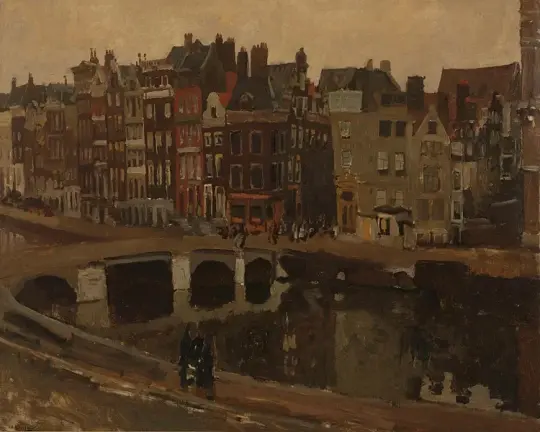 Der Rokin in Amsterdam - 1897