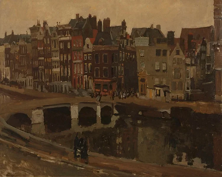 Der Rokin in Amsterdam - 1897