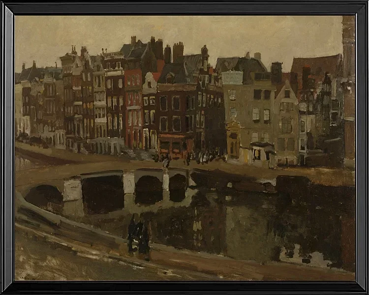 Der Rokin in Amsterdam - 1897