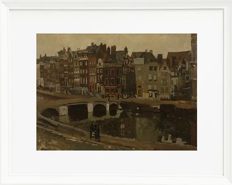 Der Rokin in Amsterdam - 1897