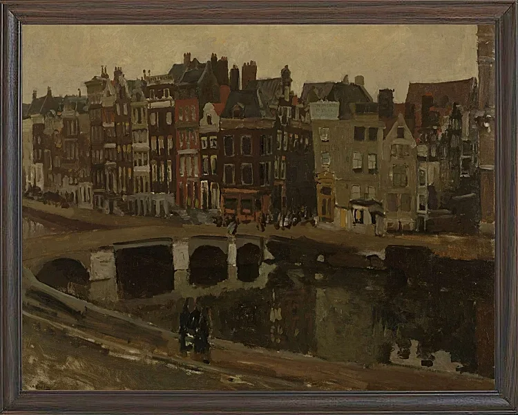 Der Rokin in Amsterdam - 1897