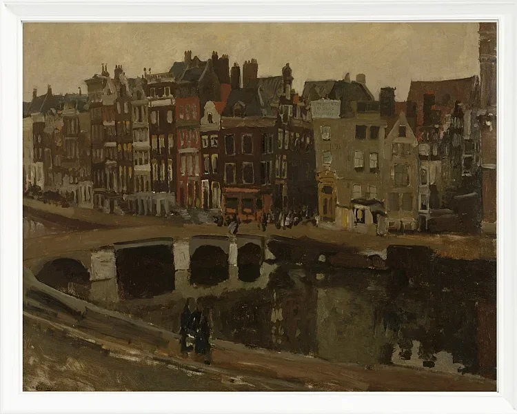 Der Rokin in Amsterdam - 1897