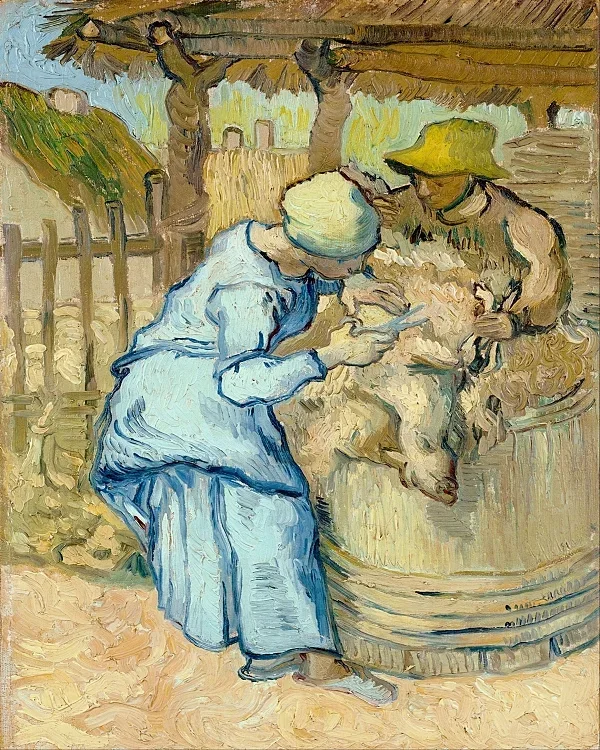 Der Schafscherer - 1888