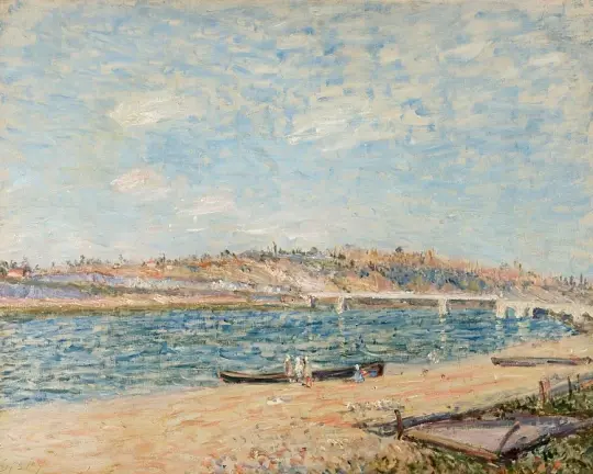 Der Strand in Saint-Mammès – 1884