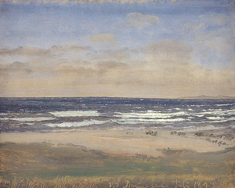 Der Strand von Rågeleje – 1842