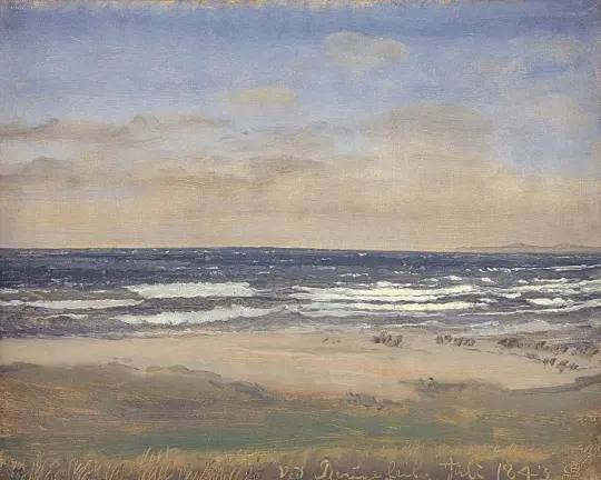 Der Strand von Rågeleje – 1842