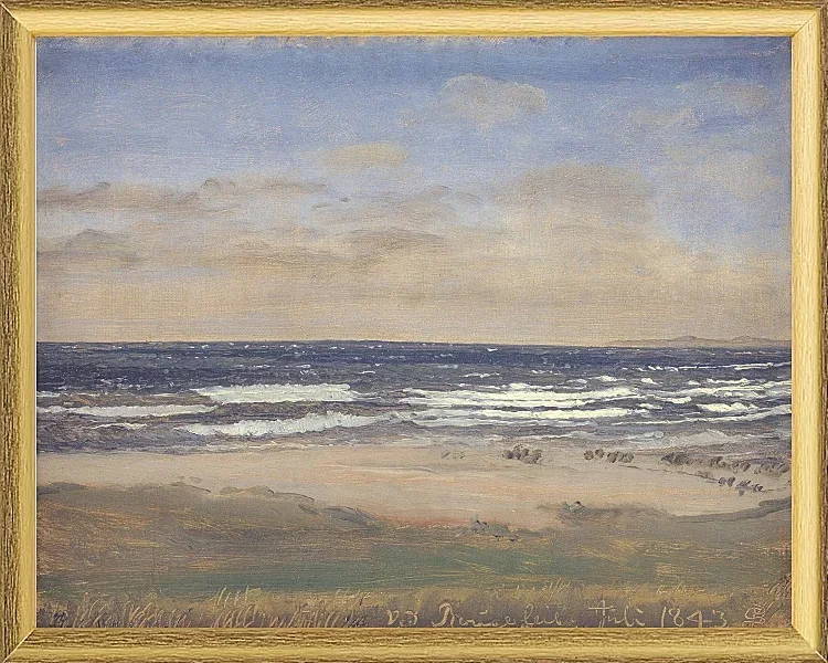 Der Strand von Rågeleje – 1842