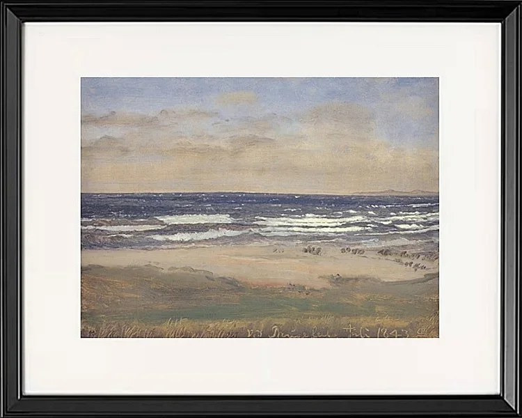 Der Strand von Rågeleje – 1842