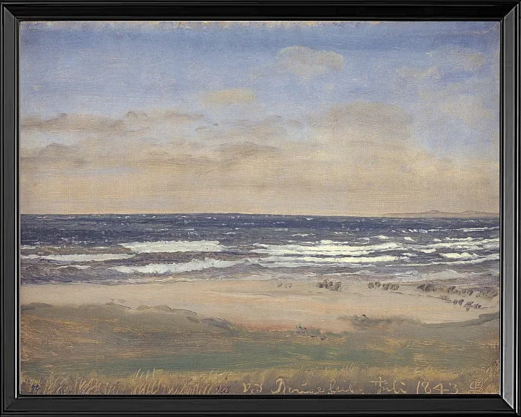 Der Strand von Rågeleje – 1842