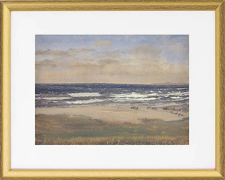 Der Strand von Rågeleje – 1842