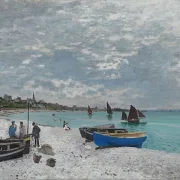Stranden ved Sainte-Adresse - 1867