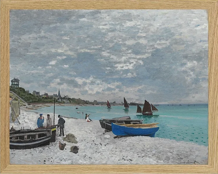 Stranden ved Sainte-Adresse - 1867