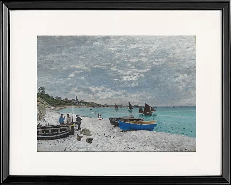 Stranden ved Sainte-Adresse - 1867