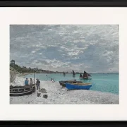 Stranden ved Sainte-Adresse - 1867